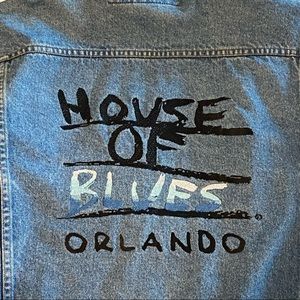 Vintage Retro House of Blues Orlando Jean Jacket